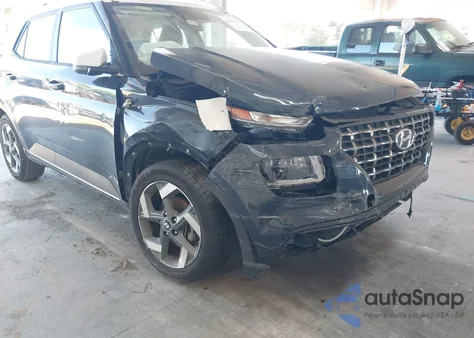 2021 Hyundai Venue Denim z USA, uszkodzony, nr VIN KMHRC8A3XMU127953